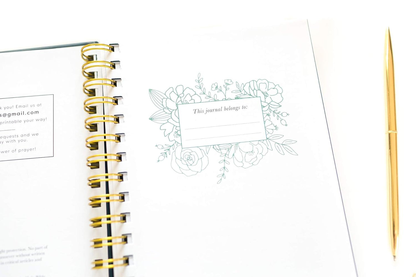 Prayer Journal for Women: An Inspirational Christian Bible Journal, Prayer Notebook & Devotional (Premium Gold Spiral-Bound Hardcover)