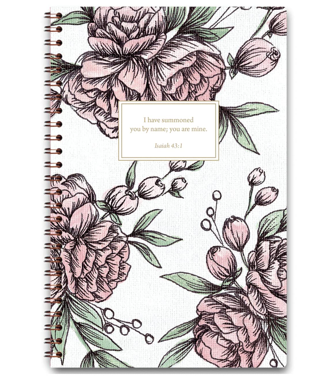 Women's Personalized Scripture Journal - Bible Journal - Prayer Journal For Women - Daily Devotional Custom Journaling Notebook Diary (Navy Floral Cross)