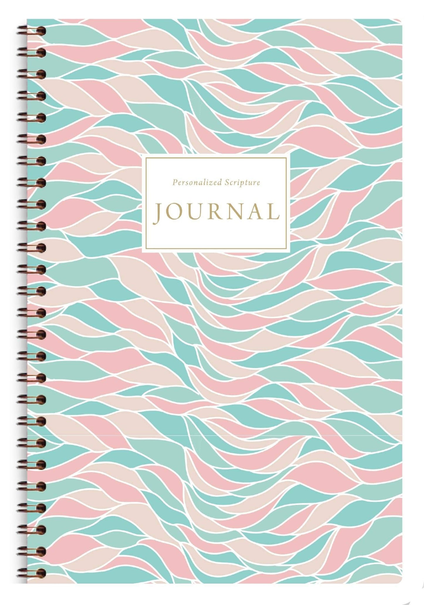 Women's Personalized Scripture Journal - Bible Journal - Prayer Journal For Women - Daily Devotional Custom Journaling Notebook Diary (Navy Floral Cross)