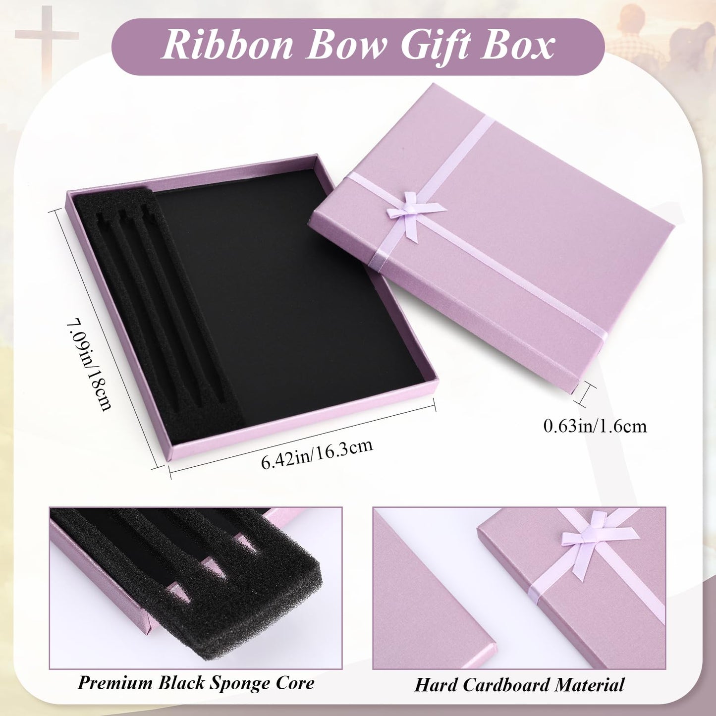 Spakon 5 Pcs Serenity Prayer Recovery Journal Gifts Christian Journal Christmas Sobriety Gifts for Women Leather Notebook 3 Ballpoint Pens with Box for Pastor's Wife Godmother Sunday School, Pink