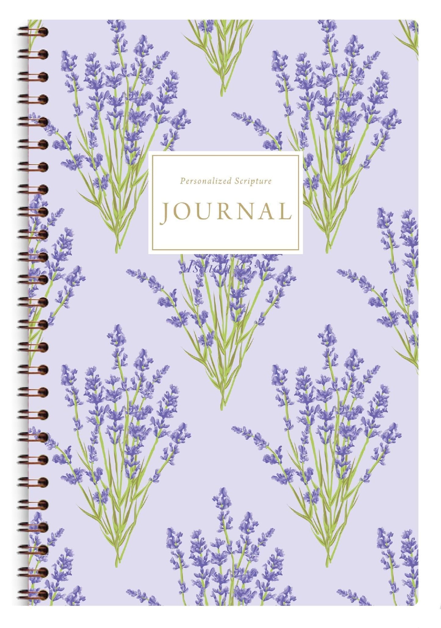 Women's Personalized Scripture Journal - Bible Journal - Prayer Journal For Women - Daily Devotional Custom Journaling Notebook Diary (Navy Floral Cross)