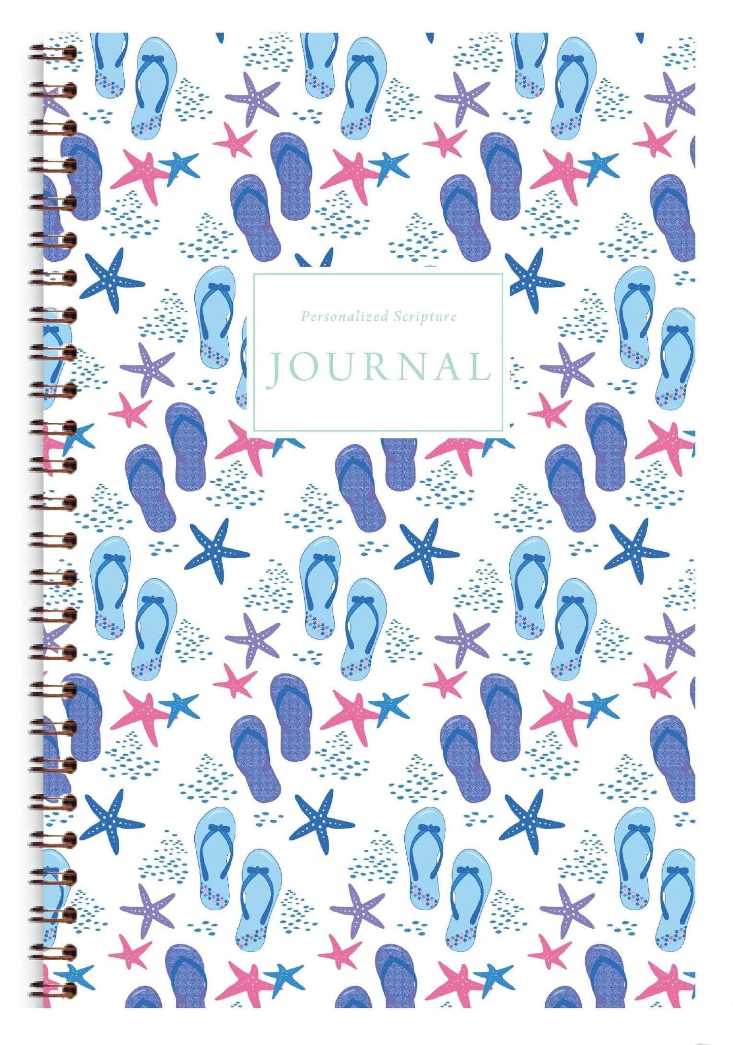 Women's Personalized Scripture Journal - Bible Journal - Prayer Journal For Women - Daily Devotional Custom Journaling Notebook Diary (Navy Floral Cross)