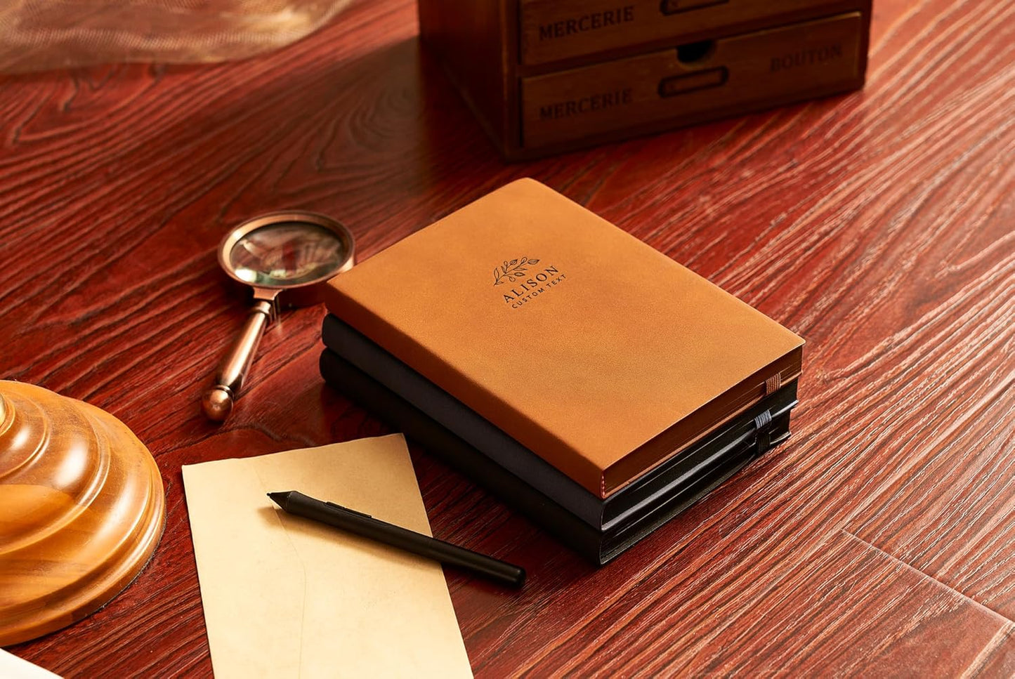 Personalized Notebook for Writing, BJZLWJ A5 Custom Notebook Can Engrave Logo/Text/Image, Customizable A5 Journal Notebook Daily, 128 Lined Pages 8.27 * 6inch, Father's Day Gifts