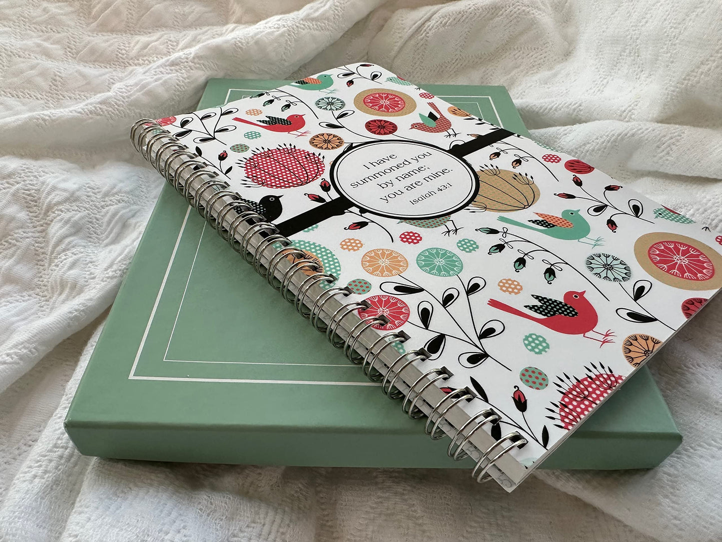 Women's Personalized Scripture Journal - Bible Journal - Prayer Journal For Women - Daily Devotional Custom Journaling Notebook Diary (Navy Floral Cross)