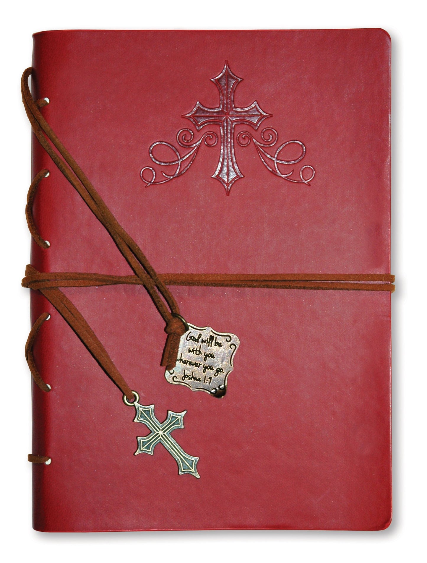 Divinity Boutique Journal, Man of God with Black Cross Charm (22880), Cross Black