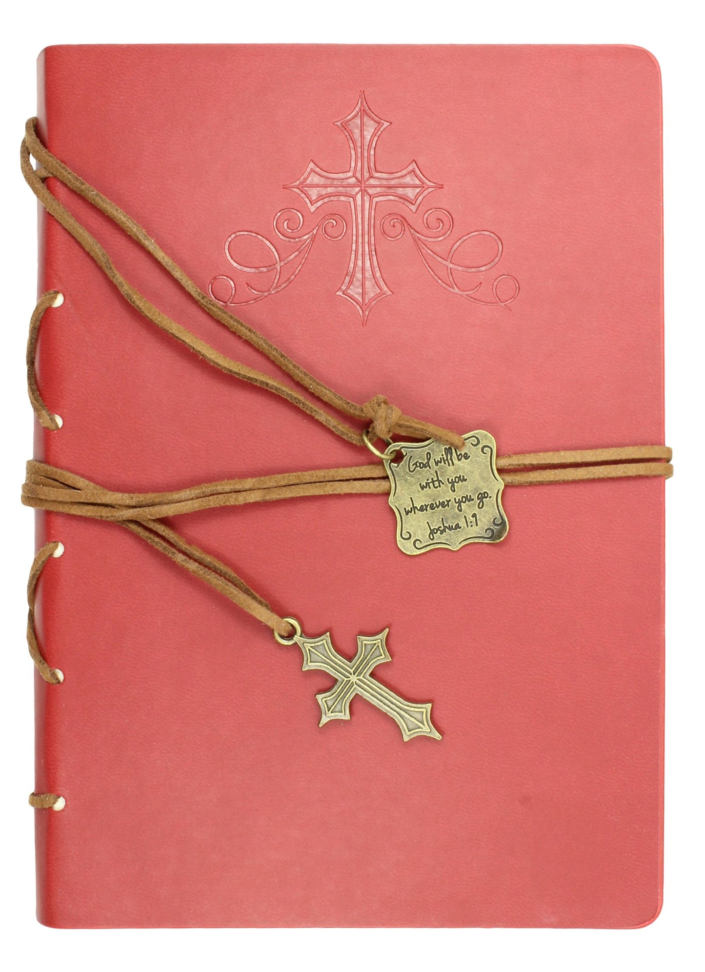 Divinity Boutique Journal, Man of God with Black Cross Charm (22880), Cross Black