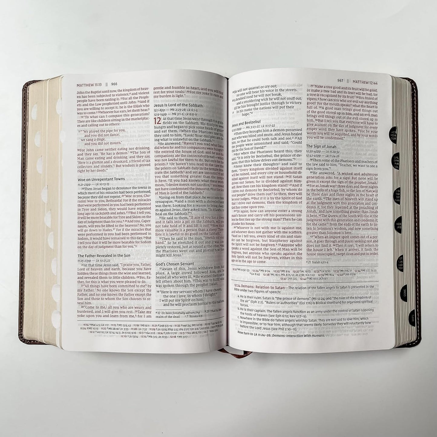 Hand Lettered and Laser Engraved NIV Reference Leathersoft Bible, Proverbs 3:5-6, Personalized Gift, Custom Name Engraving Available